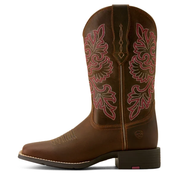 Ariat Womens Round Up Wide Square Toe Stretchfit Boot - Image 2