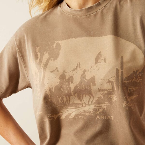 Ariat Womens Western Mural SS Tee - Image 3
