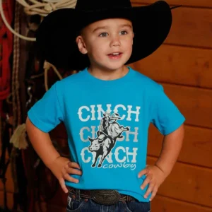 CINCH TODDLER TEAL TEE