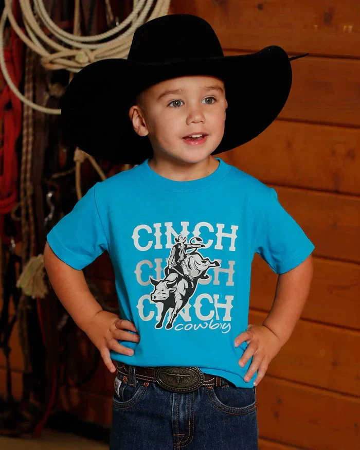 CINCH TODDLER TEAL TEE