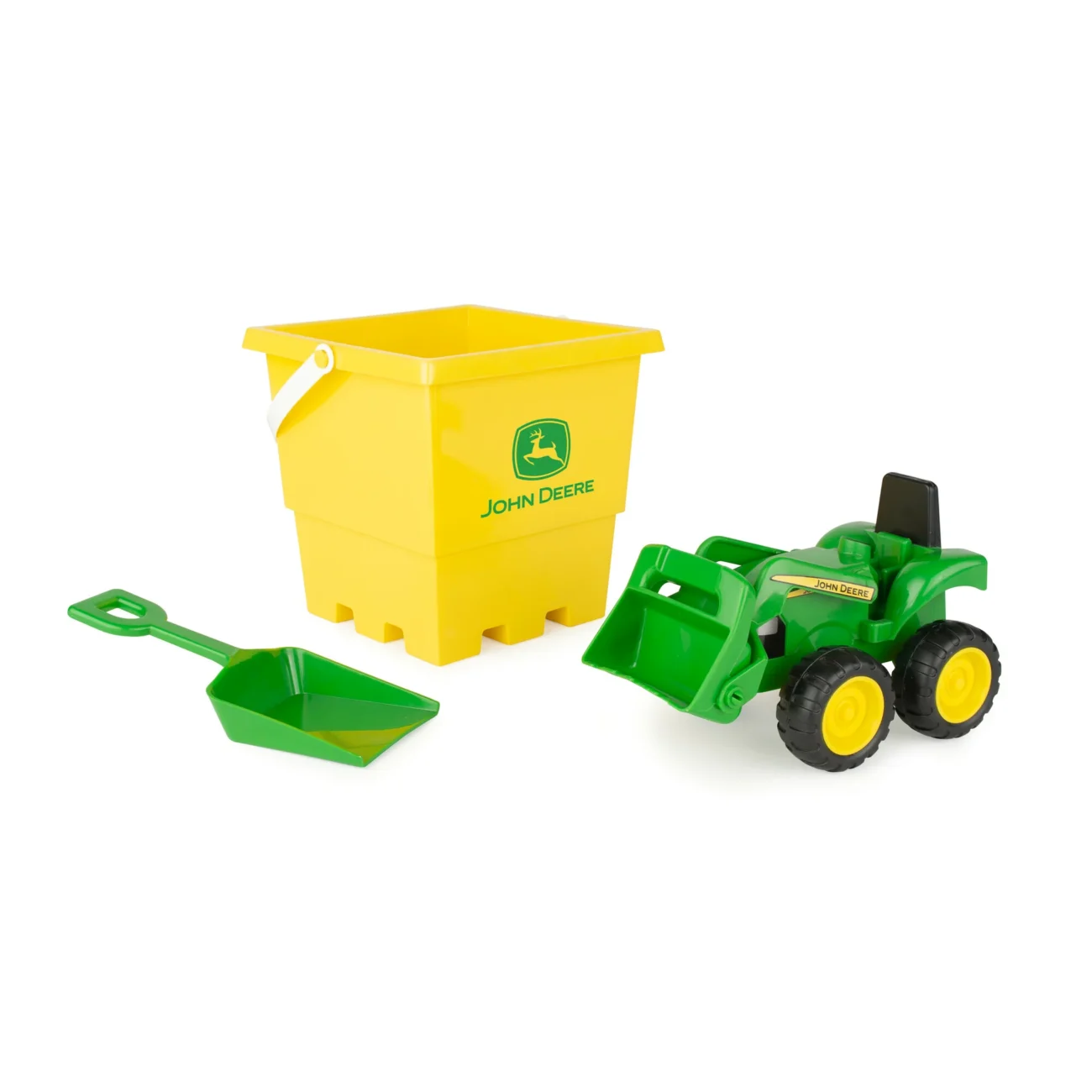 John Deere Childrens Sand Pit Value Set with Bucket and Shovel - Image 2