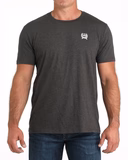 CINCH MENS T-SHIRT CHARCOAL