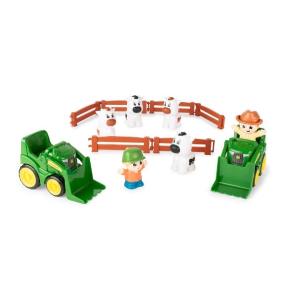 John Deere The Cows Are Out 14pc Farm Playset 18m+ - Image 2
