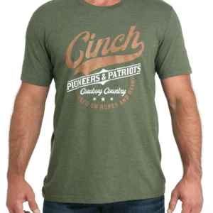 CINCH MENS TEE OLIVE