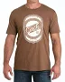 CINCH MENS SS TEE BROWN