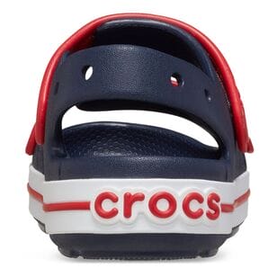 Crocs Kids Crocband Cruiser Sandal Navy & Varsity Red - Image 6